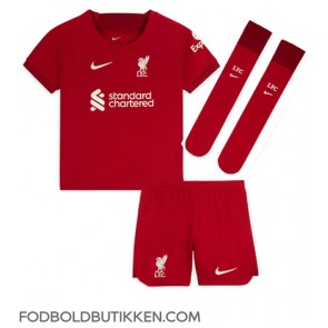 Liverpool Mohamed Salah #11 Hjemmebanetrøje Børn 2022-23 Kortærmet (+ Korte bukser)